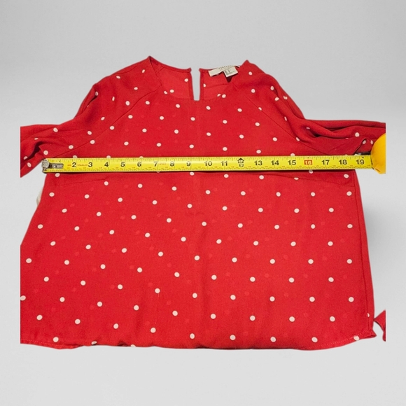 Forever 21 Red White Polka-Dot Blouse - Picture 9 of 9